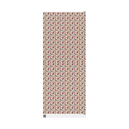Horse Lover Xmas Wrapping, Equestrian Winter Gift Wrap, Holiday Horse Print Paper, Riding Christmas Wrap, Cowgirl Festive Paper