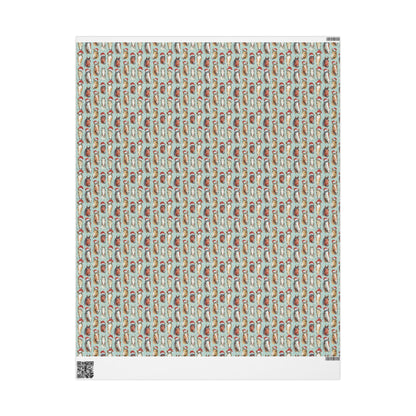 Equestrian Christmas Gift Wrap, Horse Lover Wrapping Paper, Cowgirl Winter Holiday Wrap, Riding Scene Present Paper
