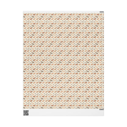 Horse Lover Wrapping Paper, Equestrian Gift Wrap, Horseback Riding Present, Animal Lover Paper, Gift for Rider, Horse Owner Wrap