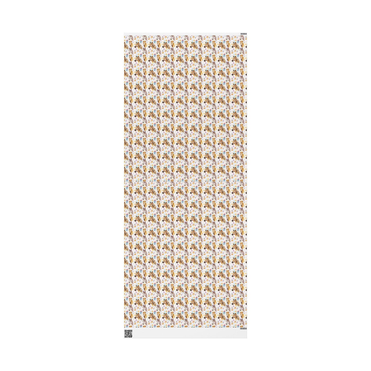 Horse Birthday Wrapping Paper, Gift Wrap for Horse Lover, Equestrian Birthday Present Wrap, Pony Themed Gift Paper