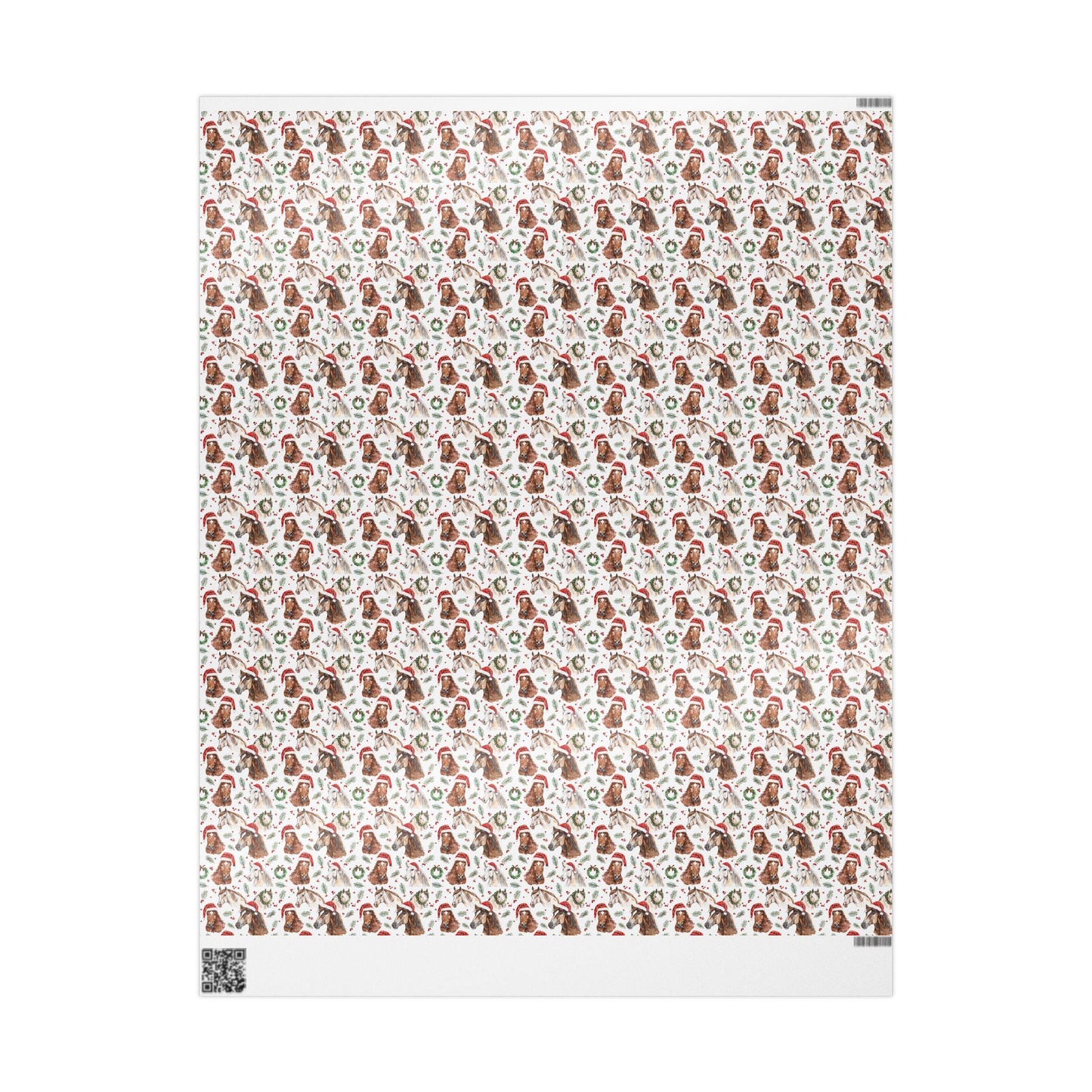 Cowgirl Christmas Wrap, Horse Winter Gift Paper, Equestrian Holiday Wrapping, Festive Rider Present Wrap, Horse Lover Xmas Sheet