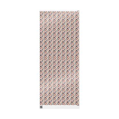 Festive Horse Gift Wrap, Equestrian Xmas Wrapping Paper, Winter Riding Holiday Wrap, Cowgirl Present Paper, Horse Lover Christmas