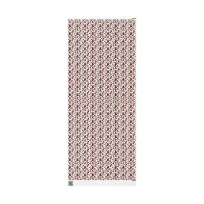 Festive Horse Gift Wrap, Equestrian Xmas Wrapping Paper, Winter Riding Holiday Wrap, Cowgirl Present Paper, Horse Lover Christmas