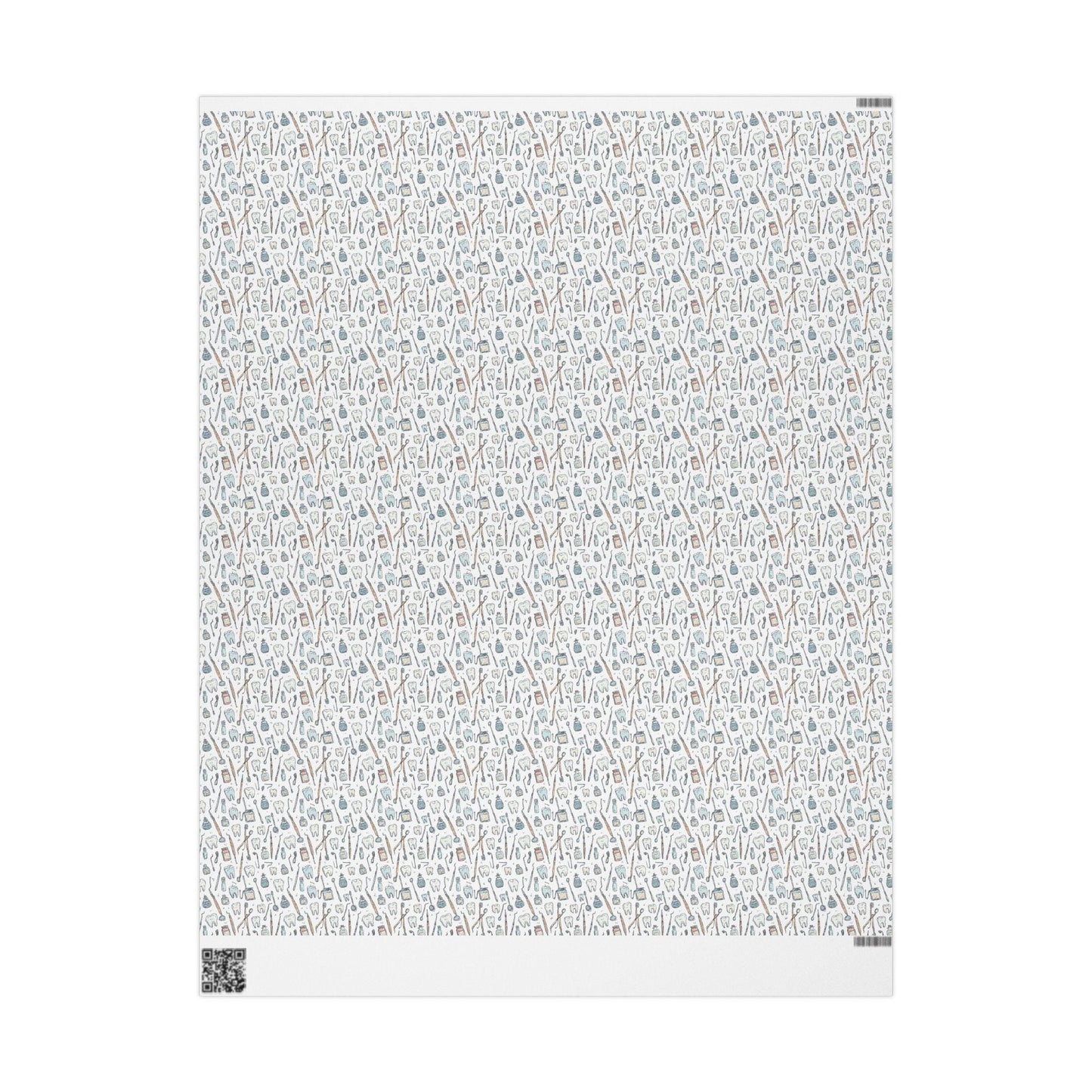 Dental Themed Wrapping Paper, Tooth Office Decor, Dentist Gift Wrap Fun Gift Wrap for Dental Office Dentist and Hygienists