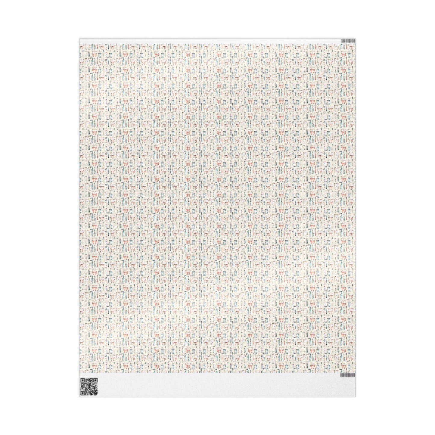 Dental Gift Wrap for Professionals, Tooth-Themed Wrapping Paper Fun Gift Wrap for Dental Office Dentist and Hygienists