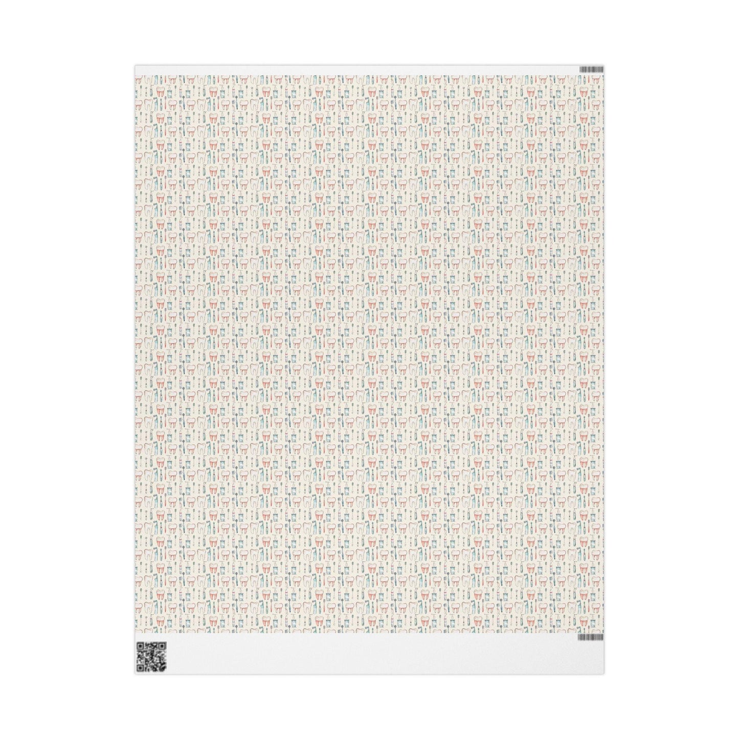 Dental Gift Wrap for Professionals, Tooth-Themed Wrapping Paper Fun Gift Wrap for Dental Office Dentist and Hygienists