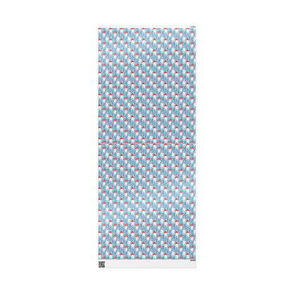 Dentist Appreciation Gift Wrap, Dental Pattern Paper, Unique Tooth Design Christmas Fun Gift Wrap for Dental Office Dentist and Hygienists