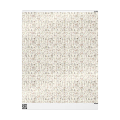 Tooth Pattern Gift Wrap, Dental Supplies Packaging, Dentist Wrapping Fun Gift Wrap for Dental Office Dentist and Hygienists