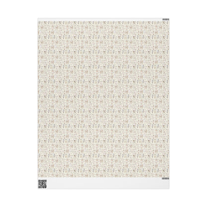 Tooth Pattern Gift Wrap, Dental Supplies Packaging, Dentist Wrapping Fun Gift Wrap for Dental Office Dentist and Hygienists