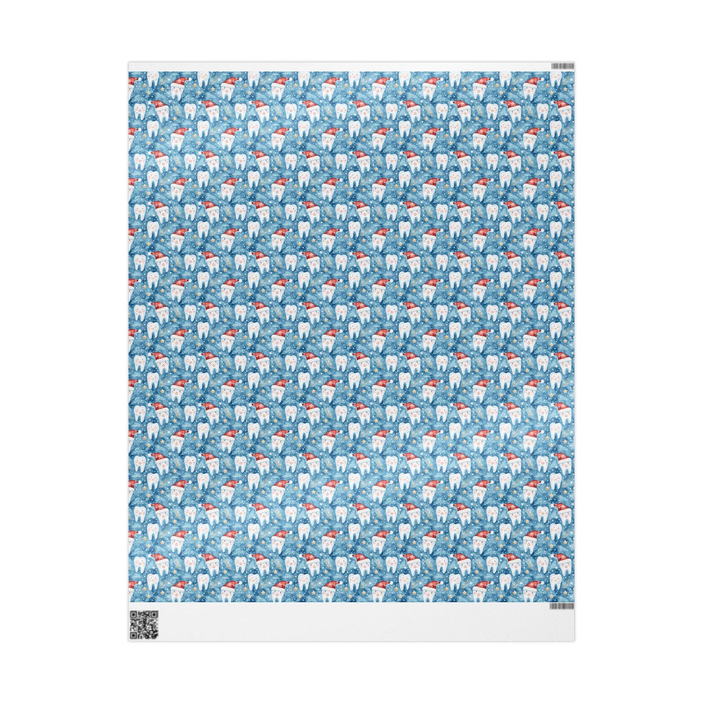Tooth Print Gift Wrap, Dentist Office Decor, Dental-Themed Wrapping Christmas Fun Gift Wrap for Dental Office Dentist and Hygienists