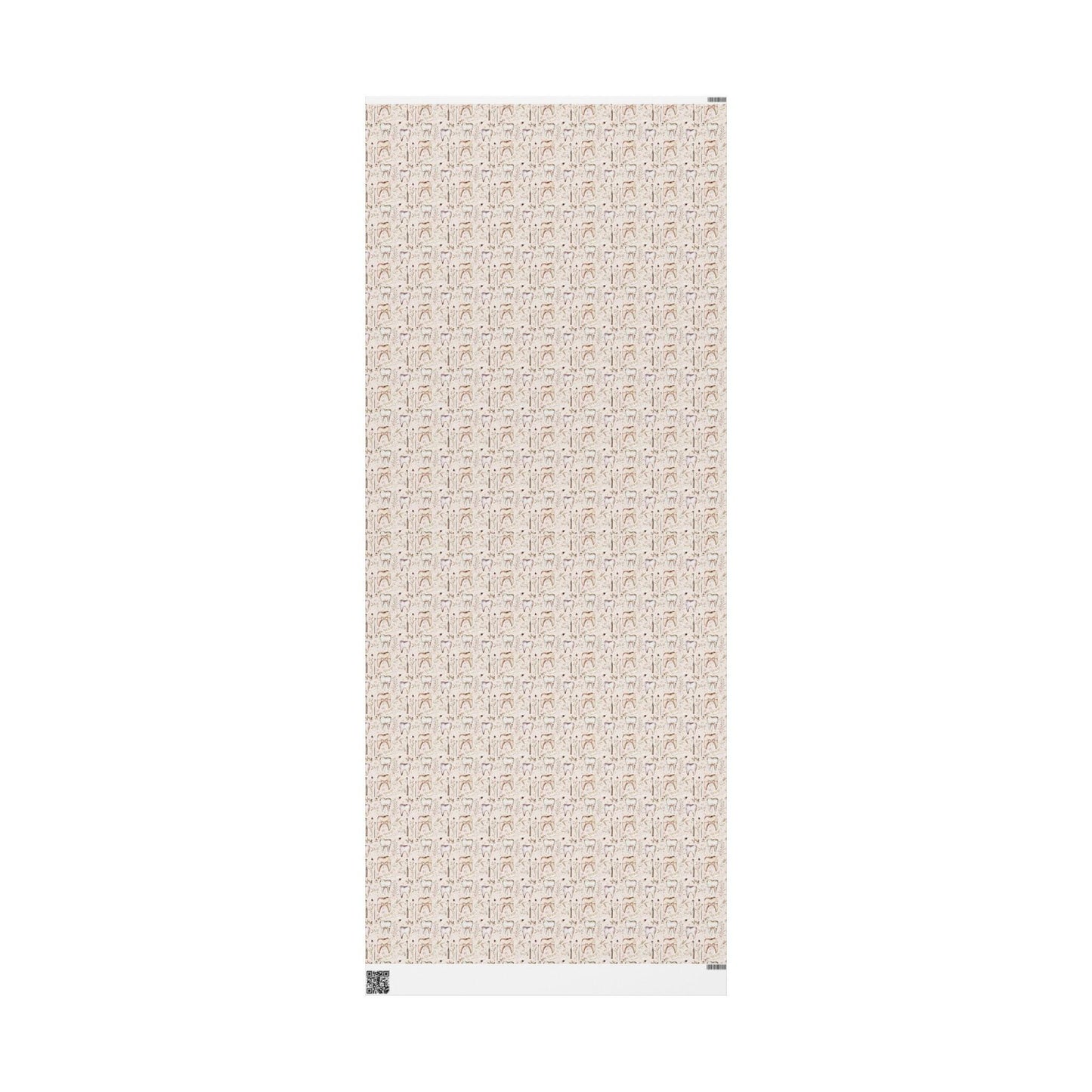 Tooth Design Wrapping Paper, Dental Office Decor, Dentist Gift Wrap Fun Gift Wrap for Dental Office Dentist and Hygienists