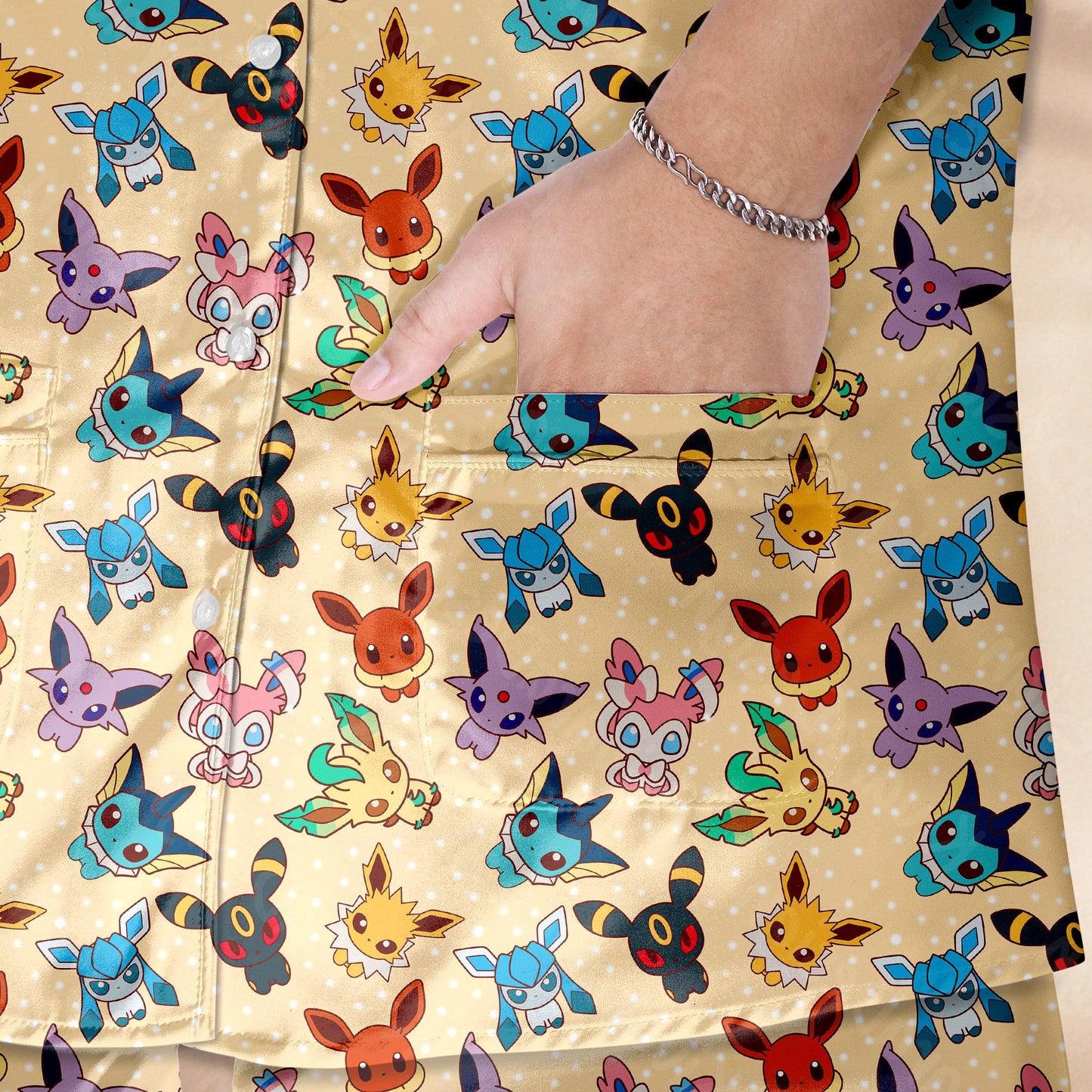 Evolution Chibi Pajamas Anime Pajamas Set Cute Pajamas Comfort for Adult Fans