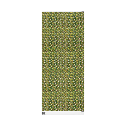 Goose and Botanical Flower Wrapping Paper for Country Birthday Garden party Baby Shower Gift Wrap, Wrapping rolls for Spring Summer wedding