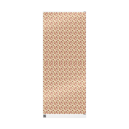 Strawberry Chocolate Lover Wrapping Paper for Baby Girl Shower Gifts | Sweet Berry Gift Wrap Sheets for Moms | Cute Party Packaging