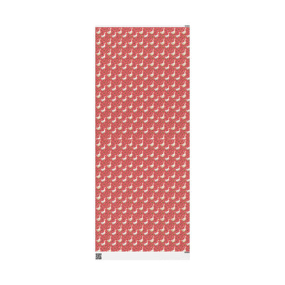 Strawberry Gooses Wrapping Paper for Little Girl Birthday | Adorable Berry Gift Wrap Sheets | Sweet Fruit Party Decor