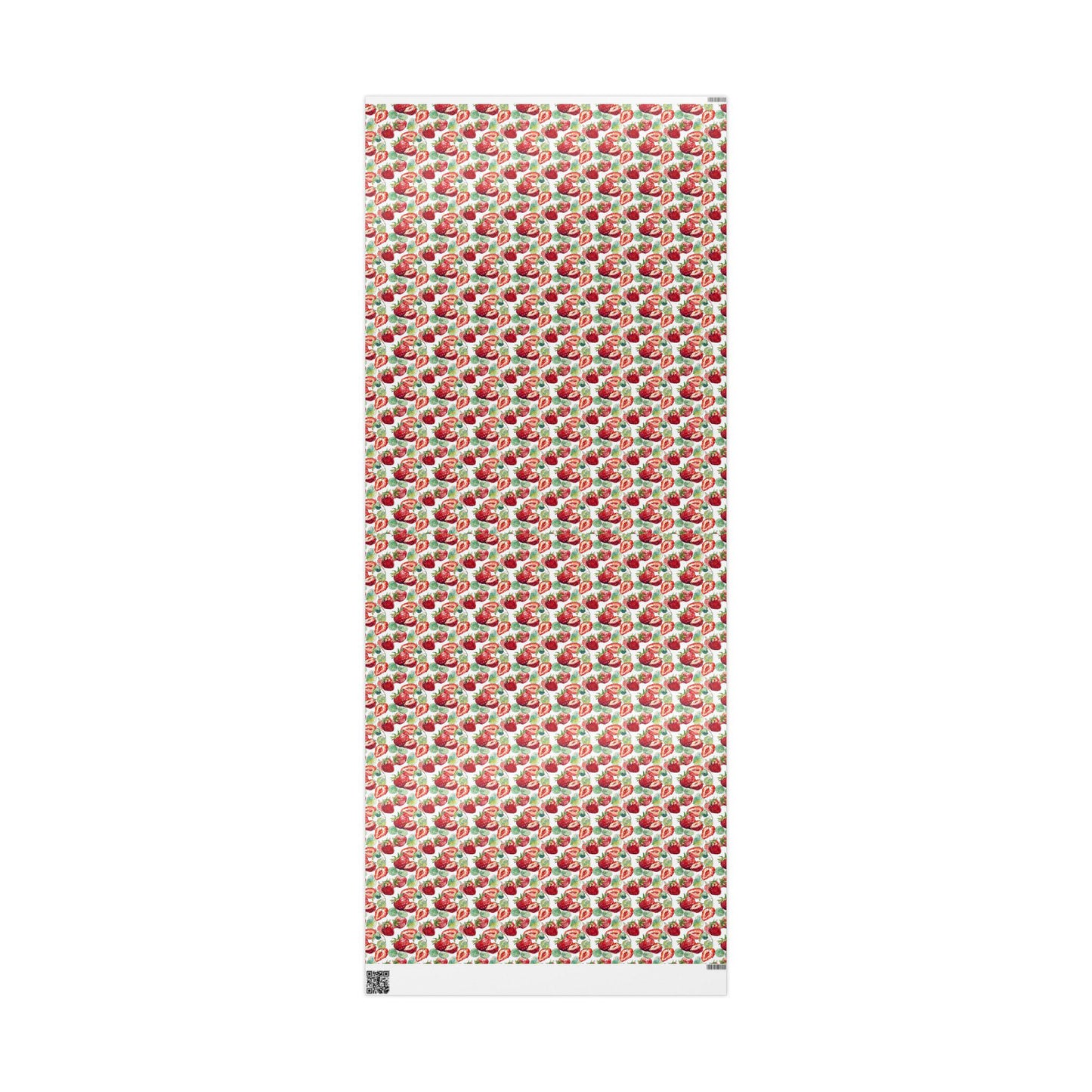 Strawberry Wrapping Paper for Bridesmaid Gifts | Fun Berry Gift Wrap for Wedding Day | Pink Summer Fruit Party Decor