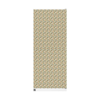 Goose Themed Birthday Wrapping Paper for Teen Girls | Cute Farmhouse Gift Wrap with Floral and Animal Designs