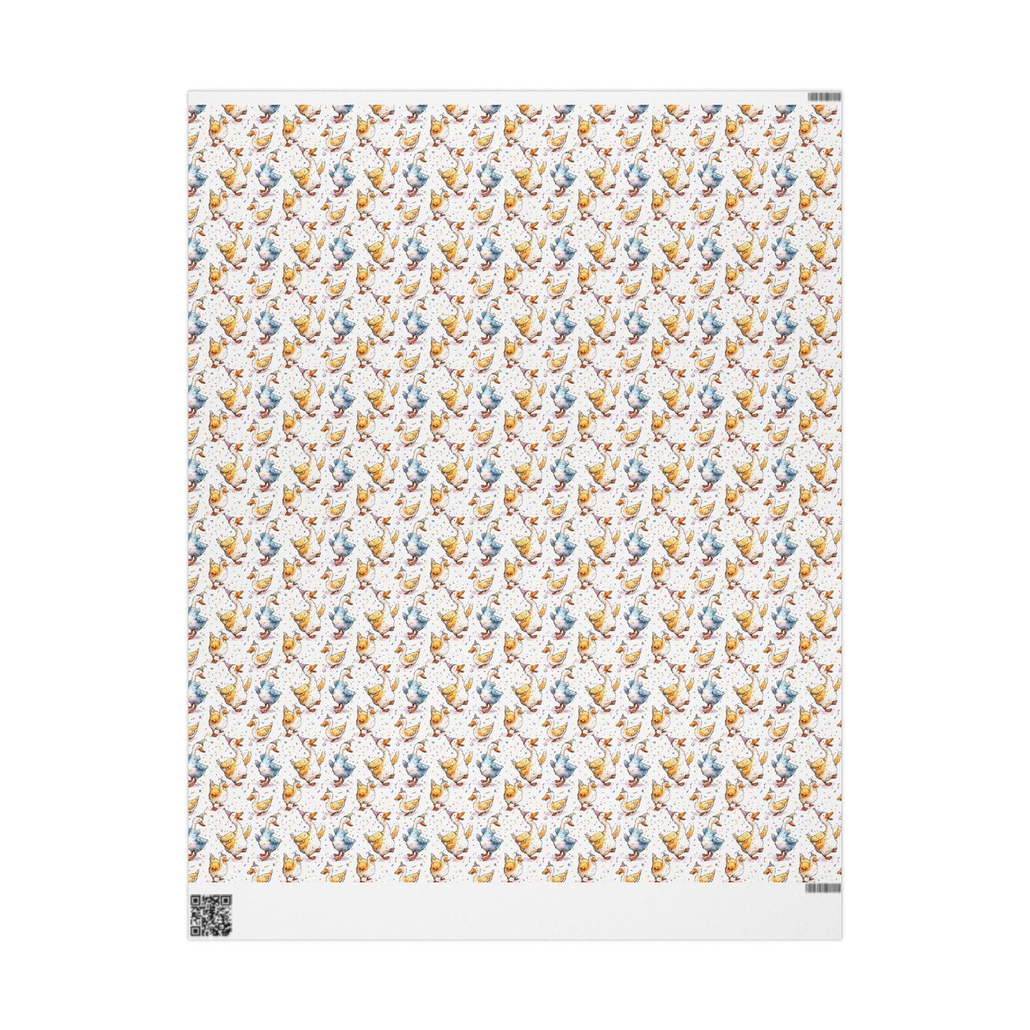 Goose Birthday Wrapping Paper for Kids Gifts | Whimsical Funny Goose Farm Animal Gift Wrap for Boys, Girls and Animal Lovers