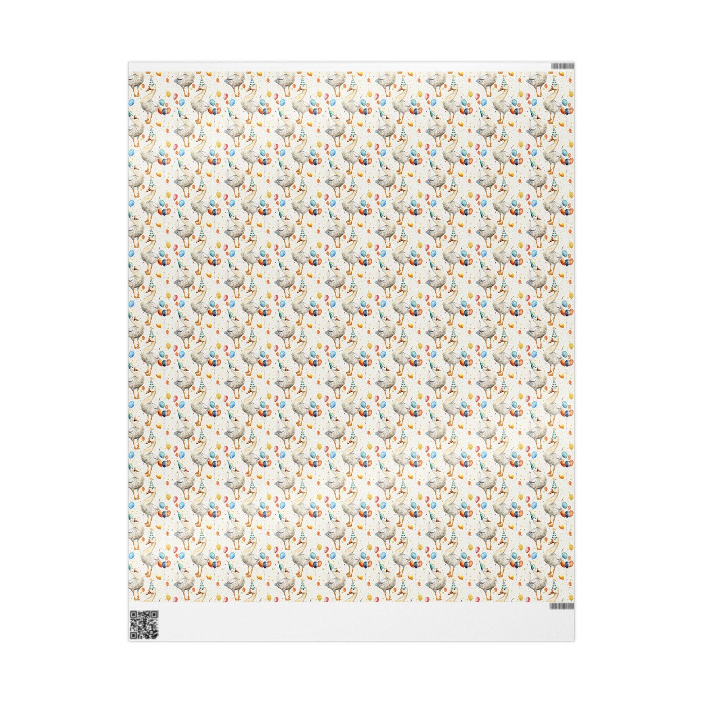Funny Goose Wrapping Paper for Best Friends Birthday | Quirky Farm Animal Gift Wrap for Adults Who Love Nature