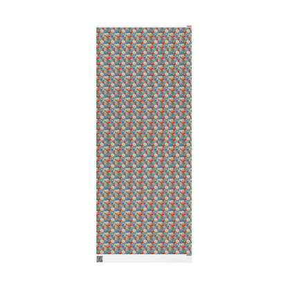 Wildflower Gift Wrap for Best Friends Birthday | Botanical Wrapping Paper for Women Who Love Nature & Plants