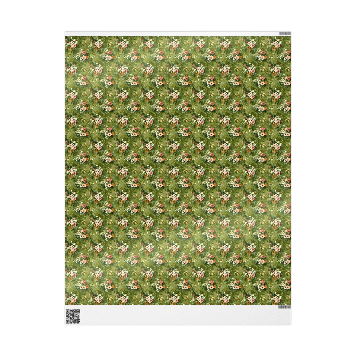 Wildflower Gift Wrap for Best Friends Birthday | Botanical Wrapping Paper for Women Who Love Nature & Plants Baby Shower  gift wrap