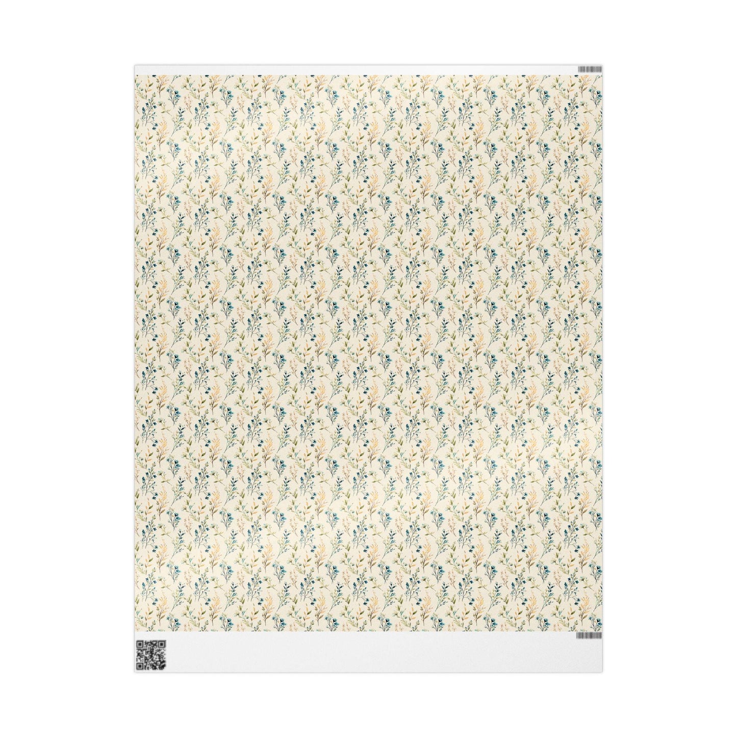 Botanical Wildflower Gift Wrap for Teacher Appreciation Gifts | Garden-Inspired Wrapping Paper for Thoughtful Presents