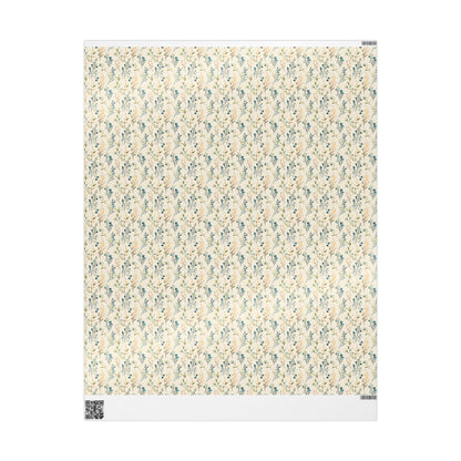 Botanical Wildflower Gift Wrap for Teacher Appreciation Gifts | Garden-Inspired Wrapping Paper for Thoughtful Presents