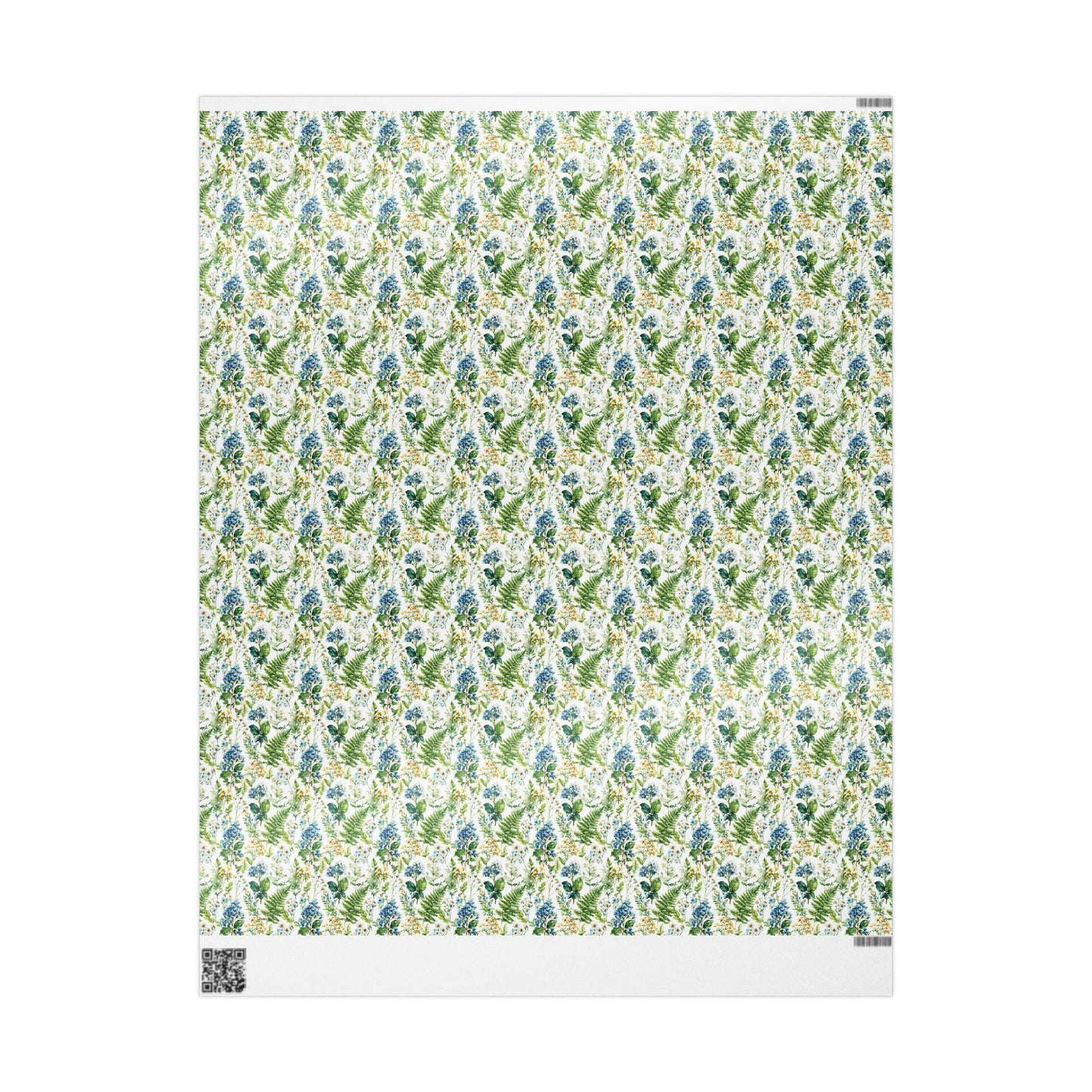 Soft Wildflower Wrapping Paper for Bridal Shower Gifts | Romantic Garden Gift Wrap for Brides and Bridesmaids