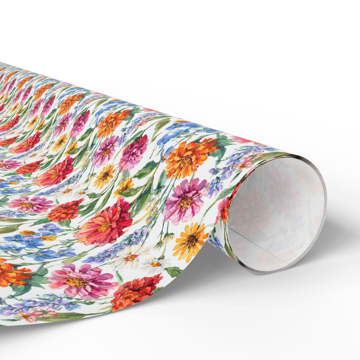 Rustic Wildflower Gift Wrap for Bridesmaid Proposal | Boho Wedding Party Wrapping Paper for Nature Inspired Gifts