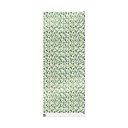 Soft Wildflower Wrapping Paper for Bridal Shower Gifts | Romantic Garden Gift Wrap for Brides and Bridesmaids