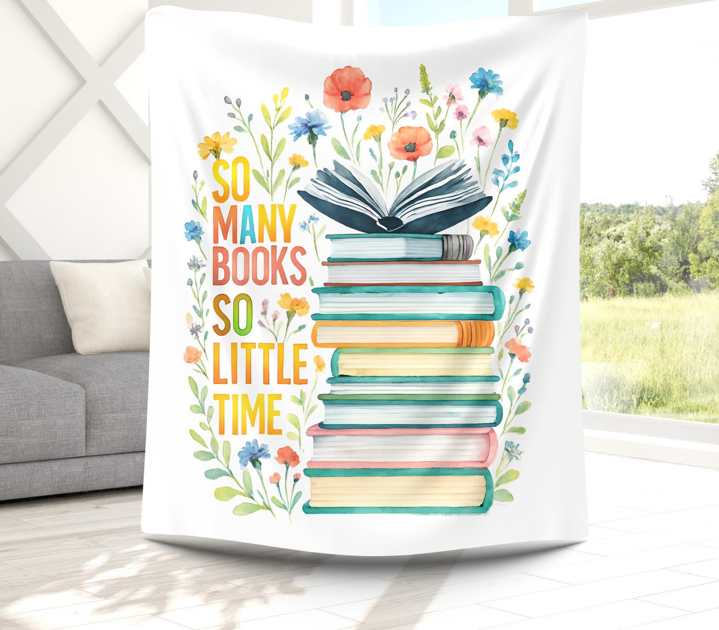 Reading Nook Book Blanket, Book Lover Gift, Book Blanket Gift, Book Throw Blanket, Book Nook Blanket, Cute Book Blanket, Reading Nook Decor