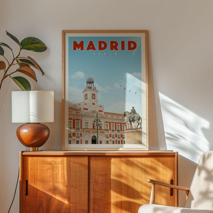 Madrid Poster, Spain Art Prints, Madrid Wall Art, Madrid Print, Madrid  Print, Spanish Art, Madrid Travel Poster, Vintage Spain