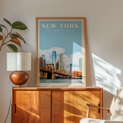 New York City Wall Art, New York Wall Decor, New York Print, NY Skyline, NYC Print, New York Poster, Brooklyn Bridge Poster, nyc Decor