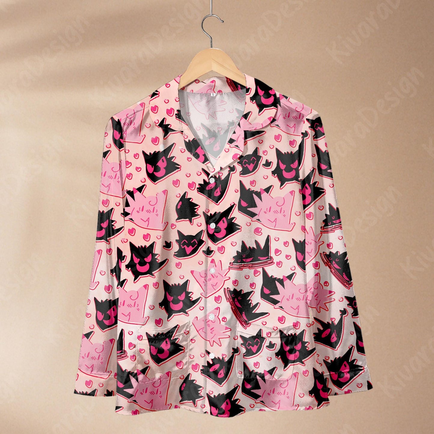 Ghost Love Funny Pajamas Set Cute Loungewear Pajamas Comfort for Fans