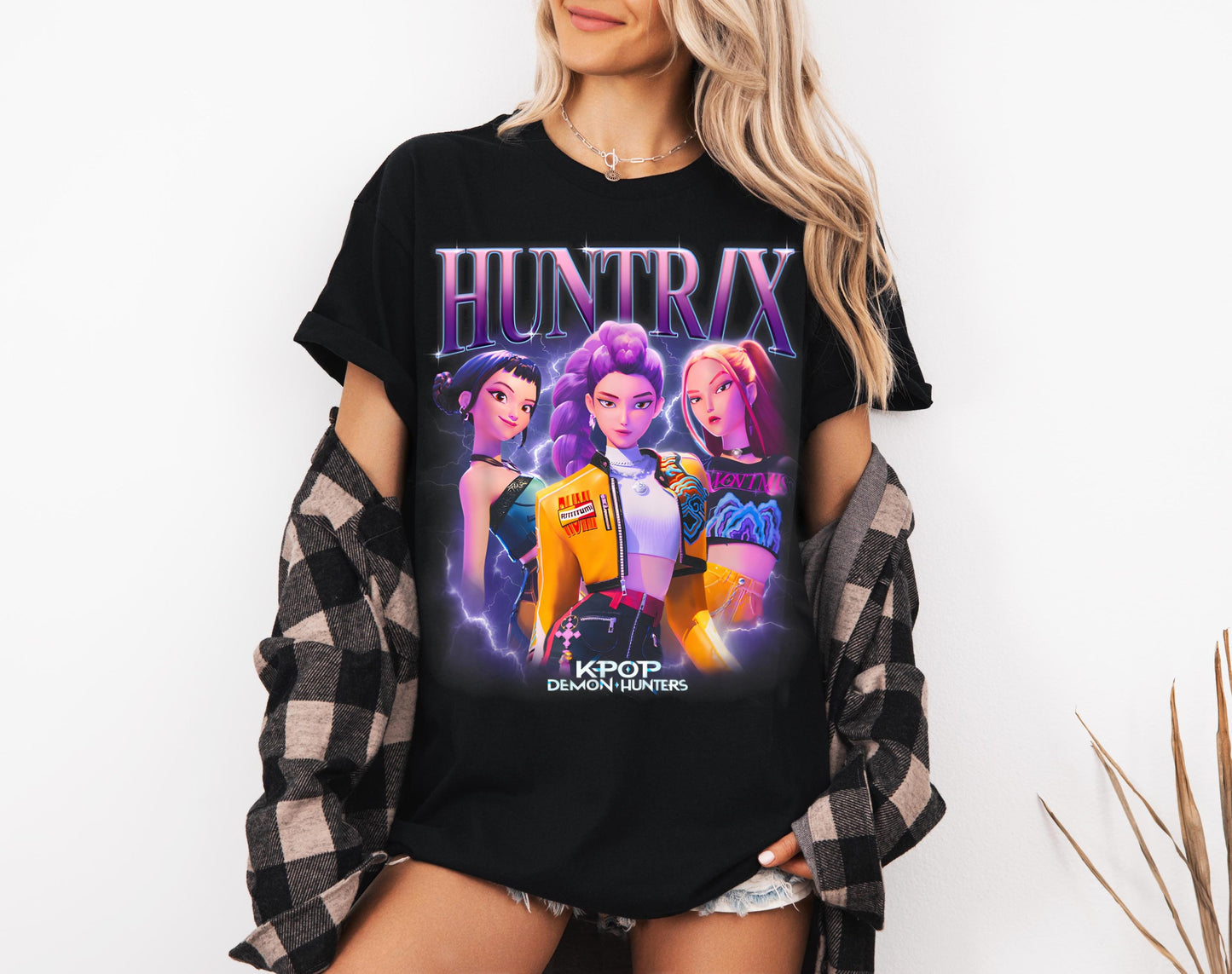 Vintage Kpop Huntrix Fan Shirt: Rumi Zoey Mira Graphic Tee