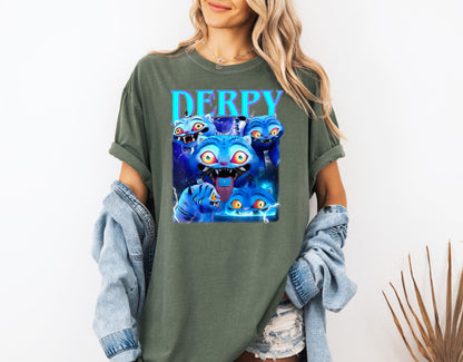 Demon Hunter Tiger Shirt, Merch Kpop Shirt, Hunters Tiger fan, Derpy the Tiger And Bird Demon Hunter Tiger Tee, Kpop Demon Hunters Shirt