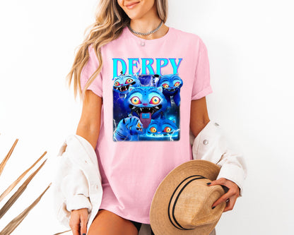 Demon Hunter Tiger Shirt, Merch Kpop Shirt, Hunters Tiger fan, Derpy the Tiger And Bird Demon Hunter Tiger Tee, Kpop Demon Hunters Shirt
