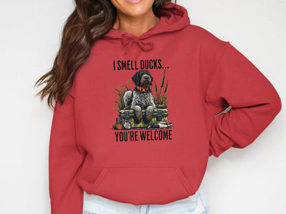 I Smell Ducks T-Shirt: Funny Hunting Dog Tee for Hunters