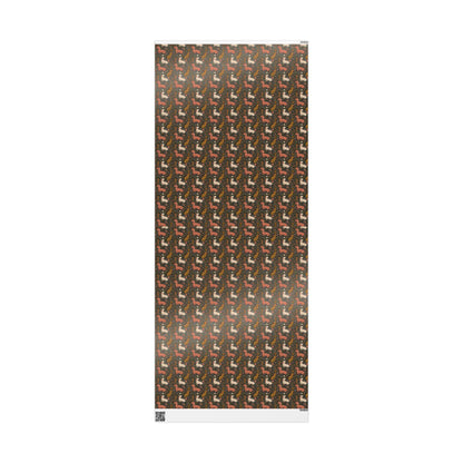 Cute Dachshund floral wrapping paper for Dog Lovers | Weiner Dog gift wrap for Doxie Mama, Dachshund Mom or Sausage Dog Fan