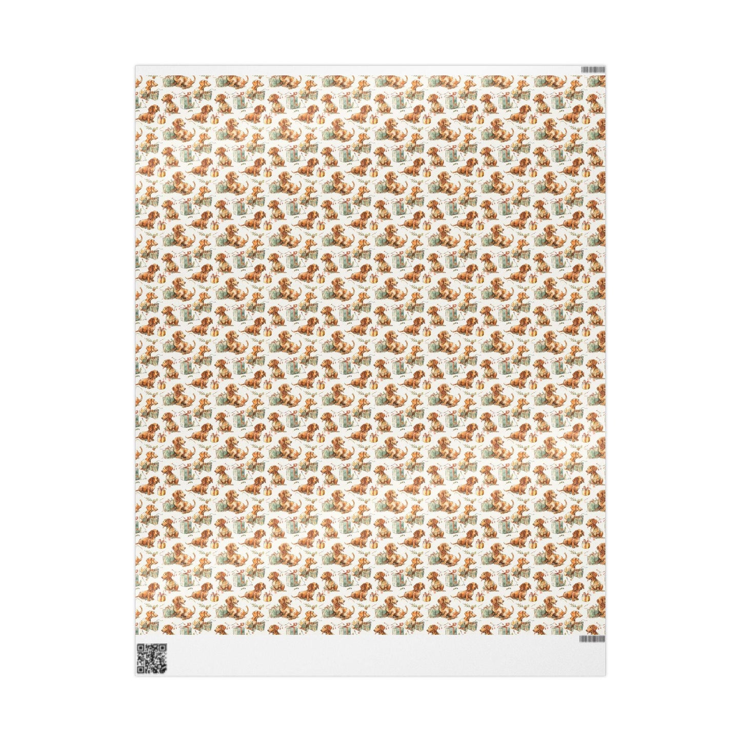 Cute Dachshund Christmas wrapping paper for Dog Lovers | Weiner Dog gift wrap for Doxie Mama, Dachshund Mom or Sausage Dog Fan