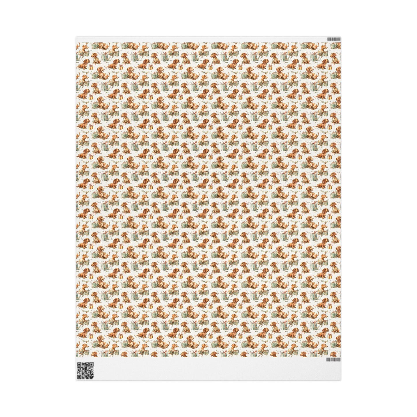 Cute Dachshund Christmas wrapping paper for Dog Lovers | Weiner Dog gift wrap for Doxie Mama, Dachshund Mom or Sausage Dog Fan