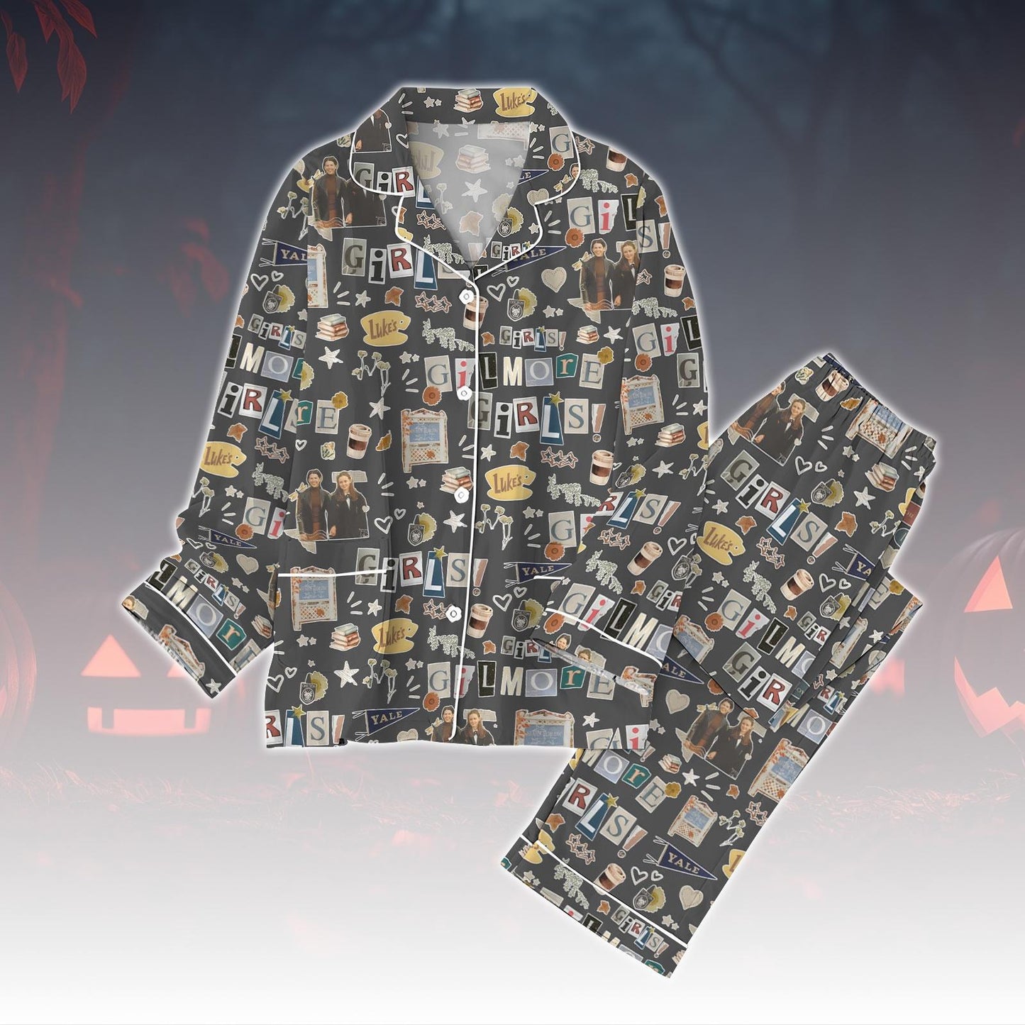 Star Hollow Pajamas Set, Dragonfly Inn Pajamas Party, Stars Hollow Pajamas Family, Pajamas For Her, Girls Tv Series Pajamas