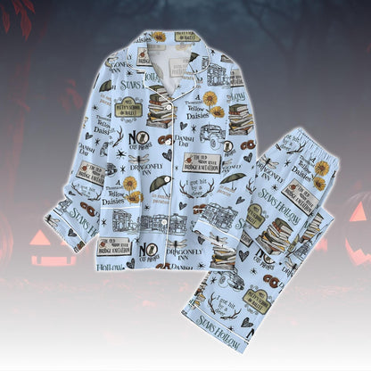 Girls Tv Show Pajamas Set, Stars Hollow Pajamas Family, Movie Lover Pajamas, Dragonfly Inn Women Pajamas, Luke Coffee Pajamas Set