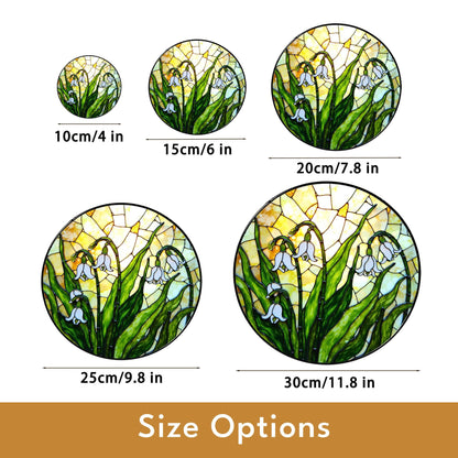 Snowdrop Flower Stained Glass Suncatcher Spring Window Decor Gift for Nature Lovers or Mothers Day