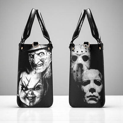 The Horror Bunch Handbag| Horror Handbag | Top-Grain Leather| Vegan Leather | Scary Movie Lovers Bag | Custom Tote Bag | Scary Movie Lovers