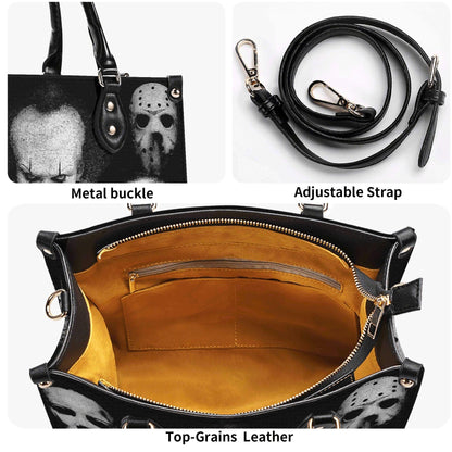 The Horror Bunch Handbag| Horror Handbag | Top-Grain Leather| Vegan Leather | Scary Movie Lovers Bag | Custom Tote Bag | Scary Movie Lovers