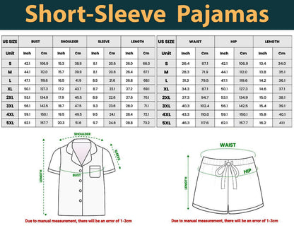 Jack Skeleton Skellington Nightmare Xmas Unisex  Satin Pajamas Set, Nightmare Before Christmas Shirt, Long Sleeve And Short Styles