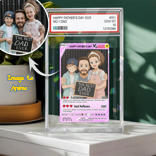 Personalized Photo Acrylic Block Plaque, Custom Photo Anime Acrylic Block, Custom Photo Block, Family Plaque, Anime Style Acrylic Block