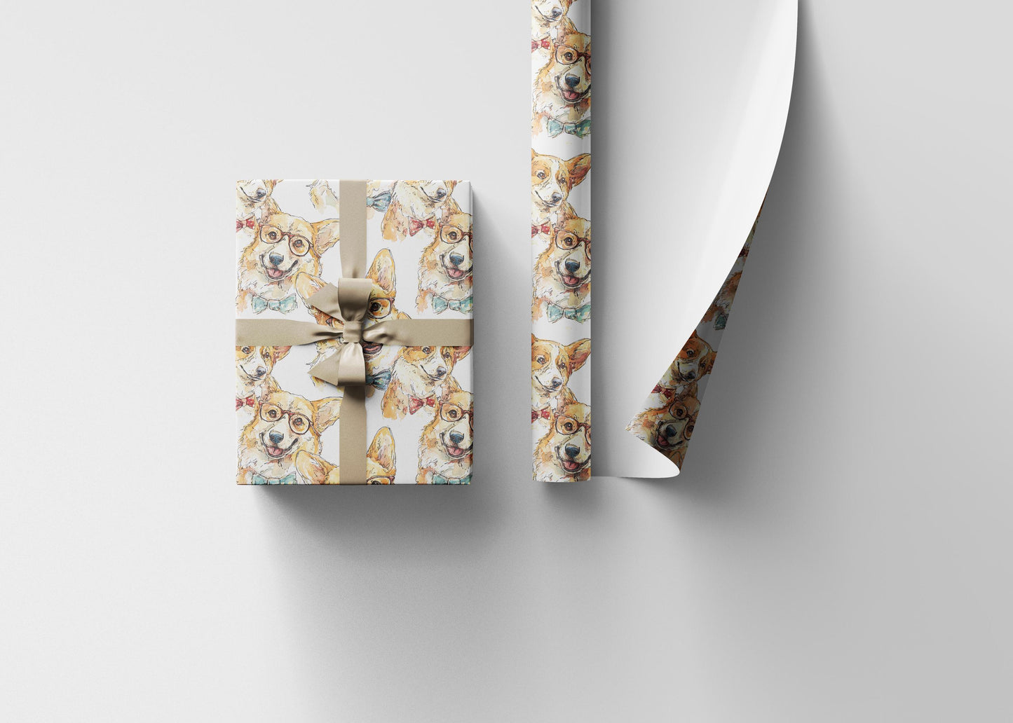 Adorable Corgi Gift Wrap for Dog Lovers | Corgi Mom Wrapping Paper for Holidays, Birthdays, and Pet Gifts #11