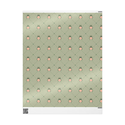Cute Kawaii Monster Christmas Wrapping Paper Holiday Gift Wrap for Kids Teens Fun Cartoon Creature Custom Xmas Gift Wrap Festive Supplies